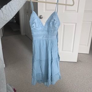 Baby blue summer dress